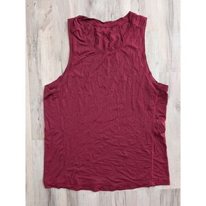 Lululemon Relaxed Fit Sleeveless Tank Top Maroon, Approx 8 (C9)